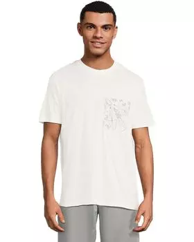 Футболка Armani Exchange Paisley Pocket Tee, цвет Off White