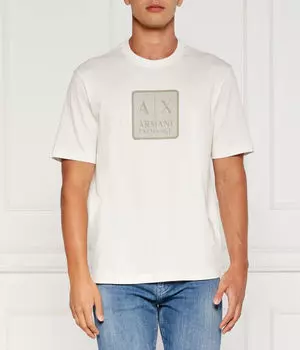 Футболка Armani Exchange Regular Fit, экрю