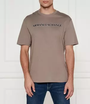 Футболка Armani Exchange Regular Fit, бежевый