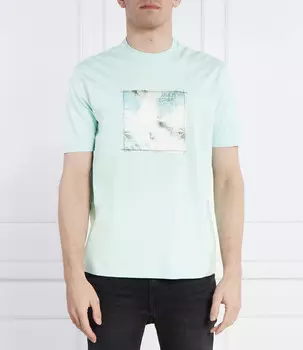 Футболка Armani Exchange Regular Fit, бирюзовый