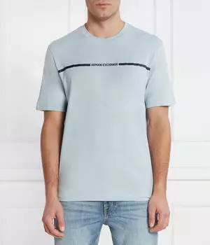 Футболка Armani Exchange Regular Fit, голубой