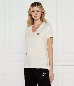 Футболка Armani Exchange Regular Fit, кремовый