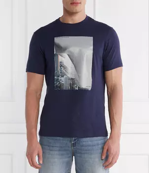 Футболка Armani Exchange Regular Fit, темно-синий