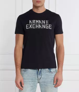 Футболка Armani Exchange Regular Fit, темно-синий