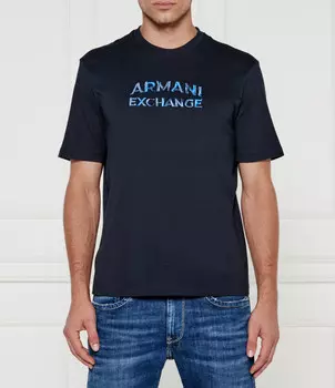 Футболка Armani Exchange Regular Fit, темно-синий