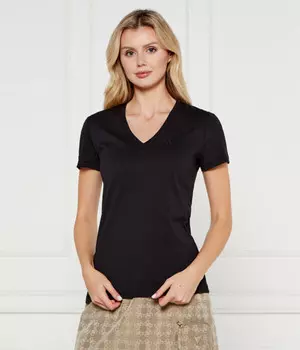 Футболка Armani Exchange с V-образным вырезом, черный