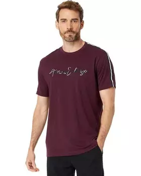 Футболка Armani Exchange Script Logo, цвет Winetasting