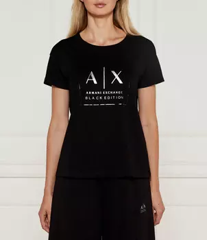 Футболка Armani Exchange Slim Fit, черный