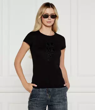 Футболка Armani Exchange Slim Fit, черный