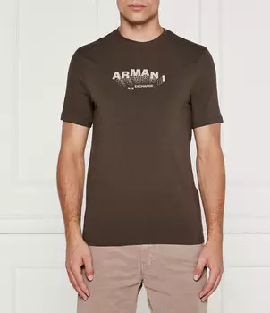 Футболка Armani Exchange Slim Fit, цвет cachi