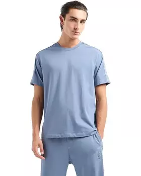Футболка Armani Exchange Small Embroidered Logo Regular Fit Tee, синий