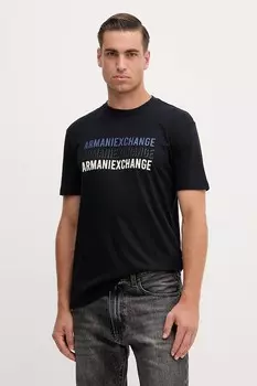 Футболка Armani Exchange, темно-синий