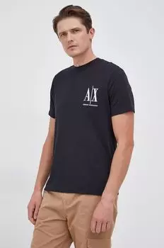 Футболка Armani Exchange, темно-синий