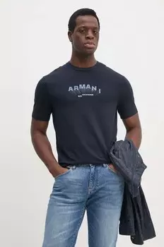 Футболка Armani Exchange, темно-синий
