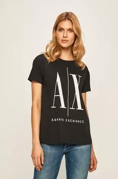 Футболка Armani Exchange, темно-синий