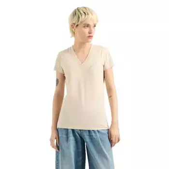 Футболка Armani Exchange XW000600_AF10355 short sleeve v neck, бежевый