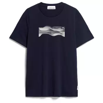 Футболка Armedangels Jaames Wavy Clouds, цвет Night Sky