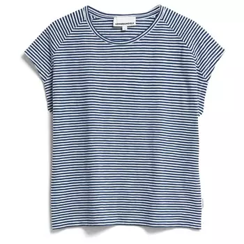 Футболка Armedangels Ofeliaa Lovely Stripes, цвет Faded Indigo/Oatmilk
