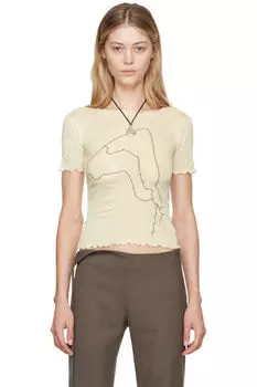 Футболка Aroostook цвета «Off-White» Baserange