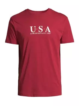 Футболка AROPOSTALE, бордовый