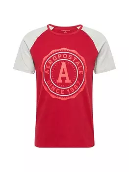 Футболка AROPOSTALE, цвет Red/Pastel Red