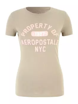 Футболка AROPOSTALE, светло-коричневый