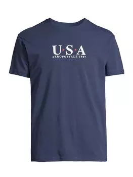 Футболка AROPOSTALE, темно-синий