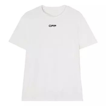 Футболка arrow outline s/s sport t-shirt 'white black' Off-White, белый