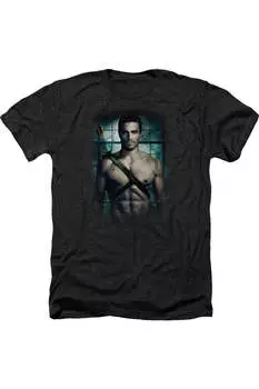 Футболка Arrow Shirtless Adult Heather Gildan, черный