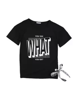 Футболка Artigli Girl, черный