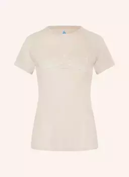 Футболка ascent performance wool 130 Odlo, бежевый