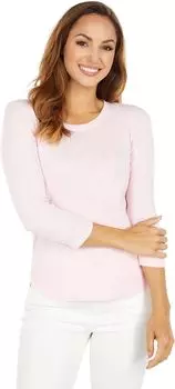 Футболка Ashby в рубчик с рукавом 3/4 Tommy Bahama, цвет Bikini Heather