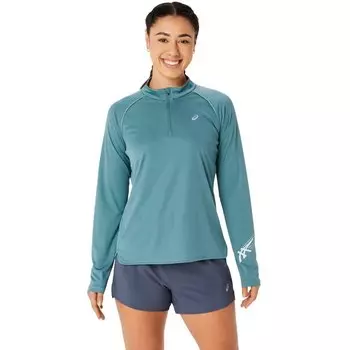 Футболка Asics Icon Half Zip, синий