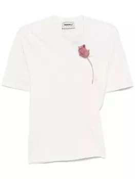 Футболка асимметричного кроя Seen Users, белый