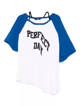 Футболка асимметричного кроя Undercover, белый