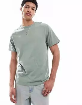 Футболка ASOS DESIGN Essential с круглым вырезом светло-зеленого цвета