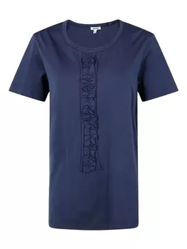 Футболка ASPESI с оборками, синий