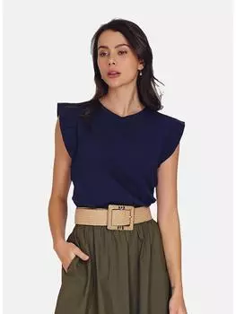 Футболка ASSUILI, темно-синий