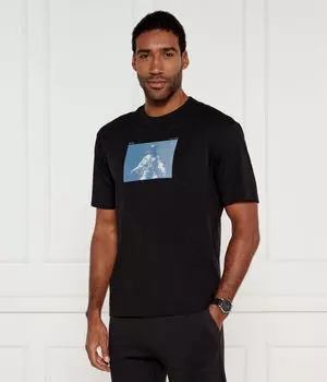 Футболка астронавта Relaxed fit Boss Orange, черный