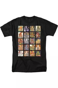 Футболка Atari 20 Games с коротким рукавом для взрослых Gildan, черный