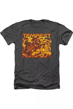 Футболка Atari Demon Reach для взрослых Heather Gildan, черный