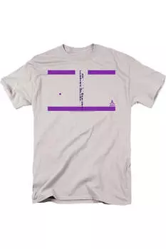 Футболка Atari Easter Egg с коротким рукавом для взрослых Gildan, серебряный