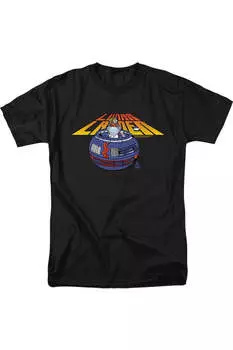 Футболка Atari Lunar Globe с коротким рукавом для взрослых Gildan, черный