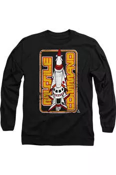 Футболка Atari Missile с длинным рукавом для взрослых Gildan, черный