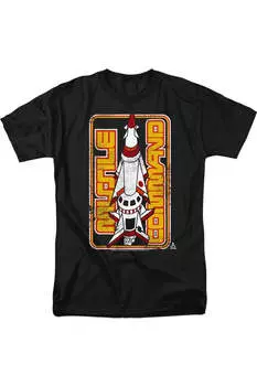 Футболка Atari Missile с коротким рукавом для взрослых Gildan, черный