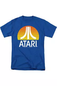 Футболка Atari Sunrise Clean с коротким рукавом для взрослых Gildan, синий