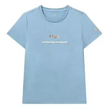 Футболка athletics logo printing tee blue Fila, синий