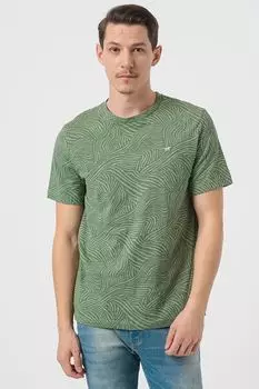 Футболка Austin с рисунком Mustang, зеленый