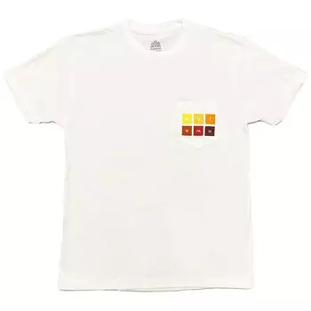 Футболка Autumn Shades с карманом и логотипом, бежевый