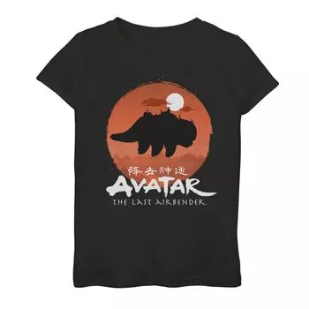 Футболка Avatar Appa The Last Airbender для девочек 7–16 лет с рисунком Licensed Character